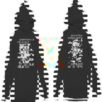 Neurodiversity Is My Jam Inclusion Autism Awareness Retro Hoodie | Mazezy