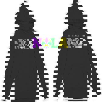 New Orleans Strong 2025 Nola Strong Support Fleur De Lis Hoodie | Seseable CA