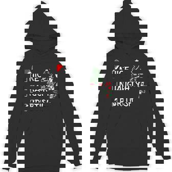 Nice Naughty British Christmas Britain Heritage Roots Premium Unisex Hoodie - Monsterry