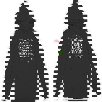 Nice Naughty British Christmas Naughty British Family Group Unisex Hoodie - Monsterry