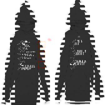 Nice Naughty Mermaid Christmas List Santa Claus Xmas Unisex Hoodie - Monsterry