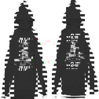 No Lift No Santa Gym Bodybuilding Christmas Berries Hoodie - Monsterry