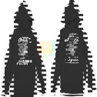 No Thoughts Only Awawa Angry Screaming Hyrax Meme Hoodie | Seseable UK