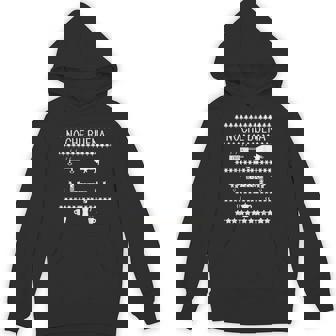 Noche Buena Hispanic Christmas Eve Sweater Look Unisex Hoodie - Monsterry
