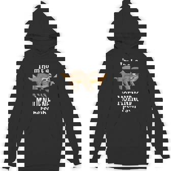 I Am Not a Morning Person Sloth Animal Motifs Gift Sloth Unisex Hoodie - Monsterry