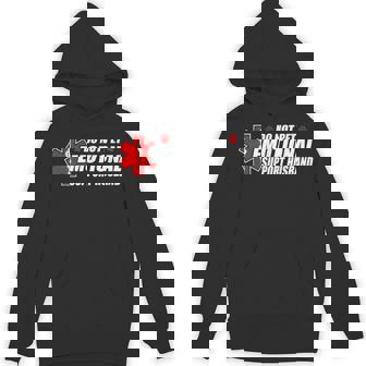 Do Not Pet Emotional Support Husband Humor Hoodie - Monsterry