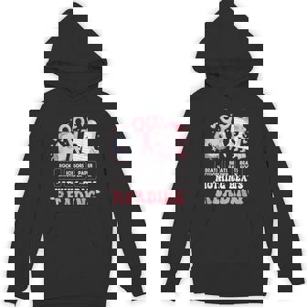 Nothing Beats Reading Book Librarian Rock Paper Scissors Hoodie | Seseable FR