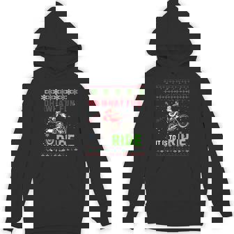Oh What Fun It Is To Ride Motocross Christmas Dirt Bike Unisex Hoodie - Monsterry