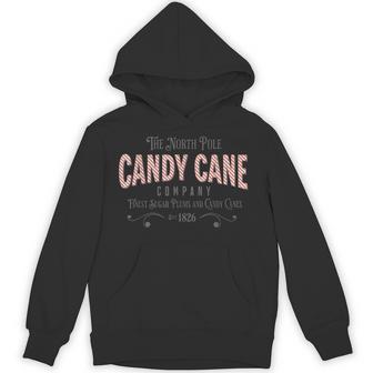 Old Fashioned North Pole Candy Cane Company Merry Christmas Unisex Hoodie - Monsterry