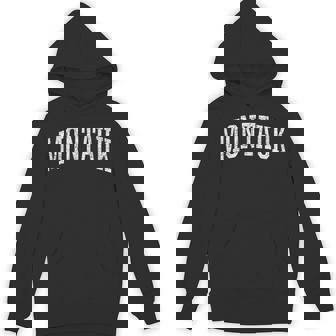 Old Retro Vintage Montauk Long Island NY T Shirt Idea Unisex Hoodie - Monsterry