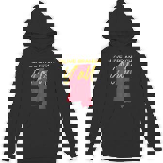 Olive Branch Mississippi Y'All MS Pride State Map Cute Unisex Hoodie - Monsterry