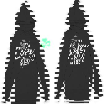 One Lucky Angel St Patrick's Day Shamrock Pajama Idea Unisex Hoodie - Monsterry
