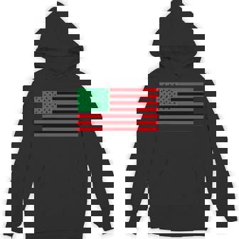 PAN AFRICAN USA AMERICAN FLAG BLACK LIBERATION PRIDE Unisex Hoodie - Monsterry