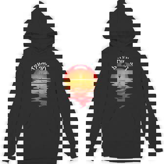 Parachuting Skydiver Vintage Sunset Parachutist Skydiving Unisex Hoodie - Monsterry