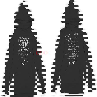 Be Patient With Me GOD Is Not Through With Me Yet Christian Unisex Hoodie - Monsterry