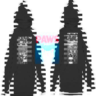 Paws Cat Cute Cat Lover Parody Unisex Hoodie - Monsterry