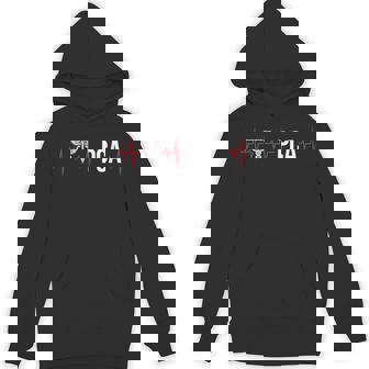 PCA Heartbeat Patient Care Assistant PCA Nurse Unisex Hoodie - Monsterry