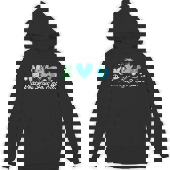 Peace Love Earth Day Everyday Hippie Planet Anniversary Hoodie - Thegiftio UK