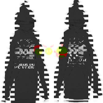 Peas On Earth Peace On Earth Christmas Pun Premium Unisex Hoodie - Monsterry