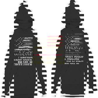 We The People Are Not Descended From Fearful Men BACK Unisex Hoodie - Monsterry