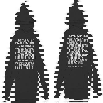 Personalized Name Shirt Because I'm Chris That's Why Unisex Hoodie - Monsterry