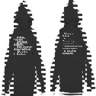 Pickles Bananas Hallucinations & Buckles Running Unisex Hoodie - Monsterry