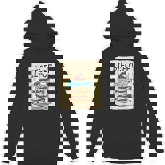 Piece Of Cake Outfit -Adults Kids Small Modern City Cartoon Lightweight Classic Fit Crew Neck Short Sleeve Unisex Hoodie - Monsterry