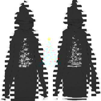 Pigeon Christmas Tree Rock Dove Holiday Unisex Hoodie - Monsterry