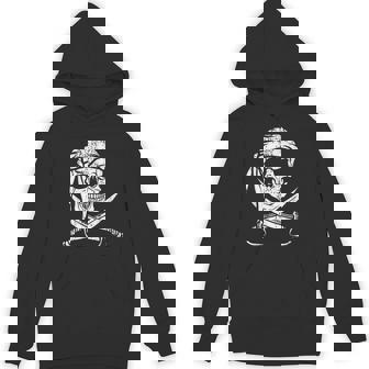 Pirate Costume Pirate Flag Skull Captain Pirate Unisex Hoodie - Monsterry