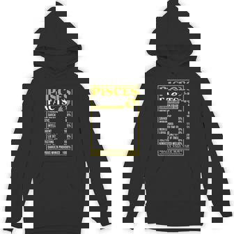 Pisces Zodiac Facts Zodiac Facts Funny Pisces Unisex Hoodie - Monsterry