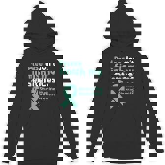 Please Don't Finish My Sentences Stuttering Awareness Unisex Hoodie - Monsterry