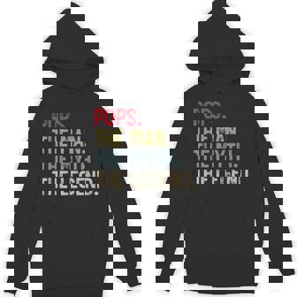 Pops The Man The Myth The Legend Father's Day For Grandpa Hoodie | Mazezy