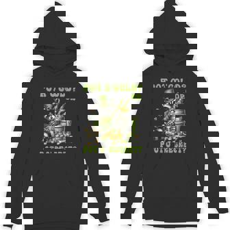 Pot O'Gold Or Pot O' Regret St Patrick's Day Raccoon Beer Unisex Hoodie - Monsterry