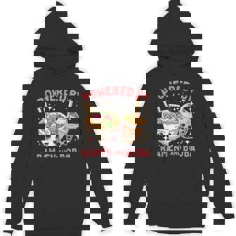 Powered By Ramen And Boba Ramen Boba Bubble Tea Unisex Hoodie - Monsterry
