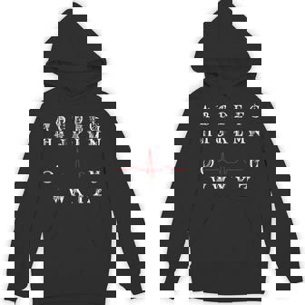 PQRST Nurse Shirt Ekg Alphabet RN Nursing Student Unisex Hoodie - Monsterry