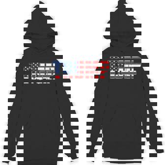 Pro Trump Patriotic Us Flag Independence Day Hoodie - Seseable