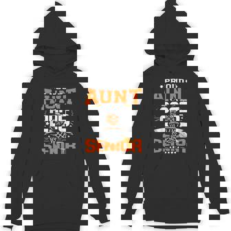 Proud Aunt Of A 2025 Senior Basketball Graduate Grad 2025 Unisex Hoodie - Monsterry