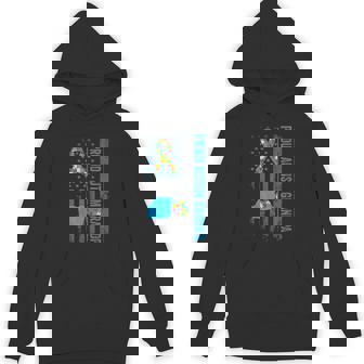 Proud Autism Grandpa American Flag Autism Awareness Grandpa Hoodie - Thegiftio UK