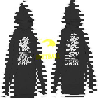Proud Dad Of A Softball Senior 2025 Graduate Hoodie - Seseable