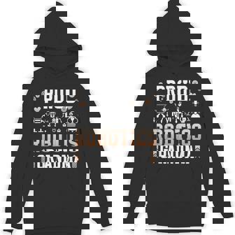 Proud Robotics Grandma Of A Robotics Engineer Grandmother Unisex Hoodie - Monsterry