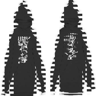 Provocative And Expressive Rebellious Fashion Unholy Hoodie - Seseable