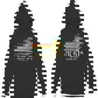 Pura Vida Beach Costa Rica Family Vacation Vintage Palm Tree Hoodie | Seseable CA