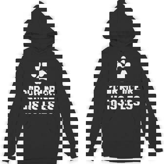 Purr More Hiss Less T-Shirt Unisex Hoodie - Monsterry