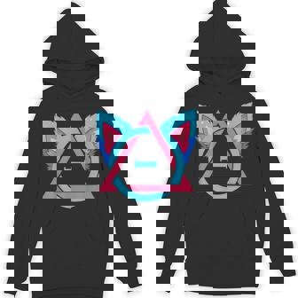 Quadrobics Therian Ears And Paws Therianthropy Quads Hoodie - Monsterry