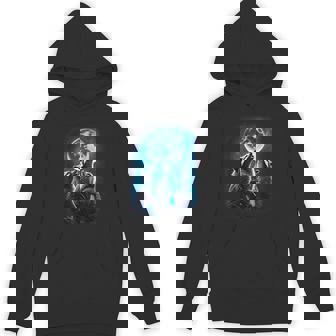 Raccon Howling At The Moon Wild Animal Racoon Lover Unisex Hoodie - Monsterry