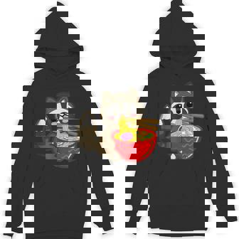 Raccoon Ramen Noodles Cute Kawaii Japanese Anime Unisex Hoodie - Monsterry