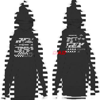 Race Car Birthday Family Retro Pit Crew Dad Father's Day Hoodie - Seseable