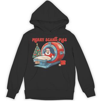Radiology Christmas Santa Ct Tech Mri Tech Holiday Hoodie - Monsterry