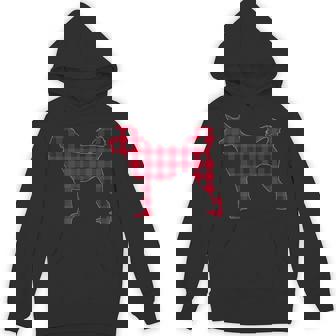 Red Plaid Siberian Husky Dog Lover Family Christmas Pajama Unisex Hoodie - Monsterry