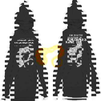 Reptile Lover Easily Distracted By Hognose Snakes Unisex Hoodie - Monsterry